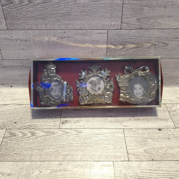 Gorham Other - Gorham Vintage Silverplated Picture Frame Ornaments Set of 3 NIB